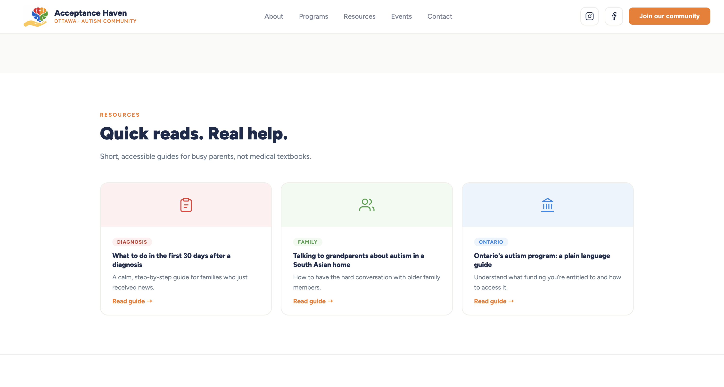Programs and resources